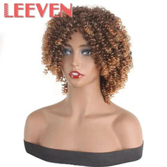 Leeven Afro Kinky Curly Wig 6 inches Synthetic Hair - Honesty Sales U.K