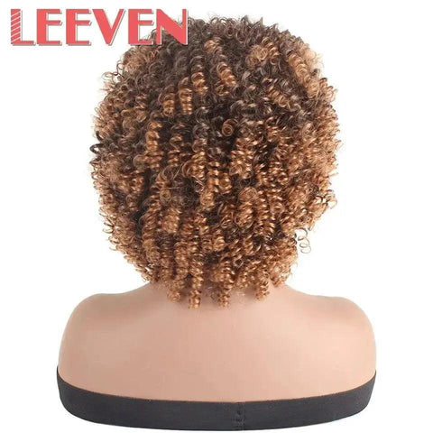 Leeven Afro Kinky Curly Wig 6 inches Synthetic Hair - Honesty Sales U.K