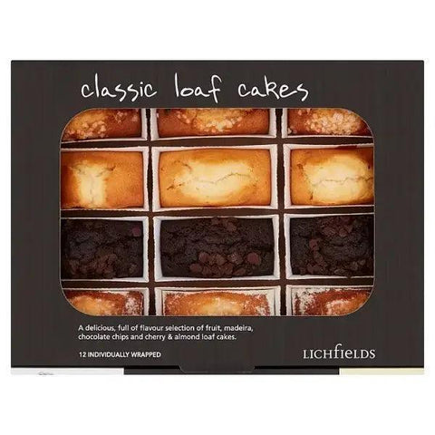 Lichfields 12 Classic Loaf Cakes (Case of 12) - Honesty Sales U.K