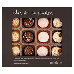 Lichfields 12 Luxury Cupcakes (Case of 12) - Honesty Sales U.K