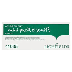 Lichfields Assortment Mini Pack Biscuits 100 Packs - Honesty Sales U.K