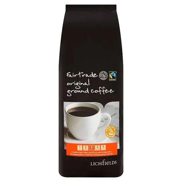 Lichfields Fairtrade Original Ground Coffee 1kg - Honesty Sales U.K