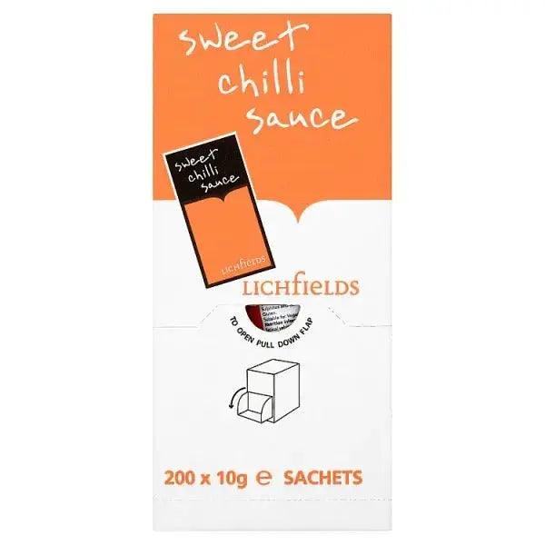 Lichfields Sweet Chilli Sauce 200 x 10g - Honesty Sales U.K