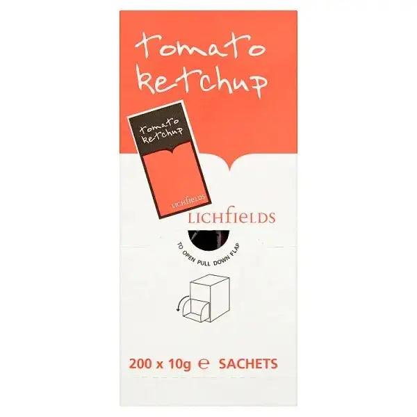 Lichfields Tomato Ketchup 200 x 10g - Honesty Sales U.K