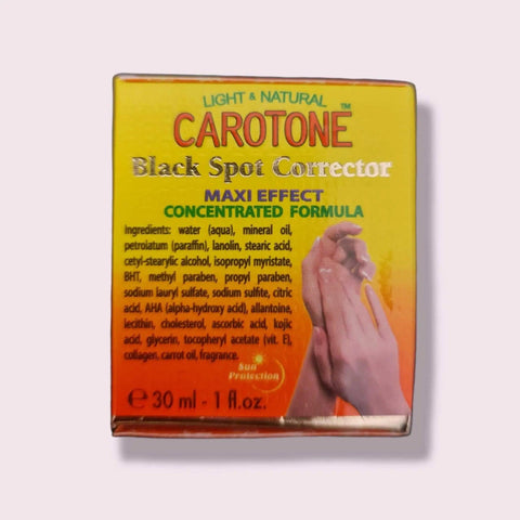 Light & Natural carotone Black Spot Corrector - Honesty Sales U.K