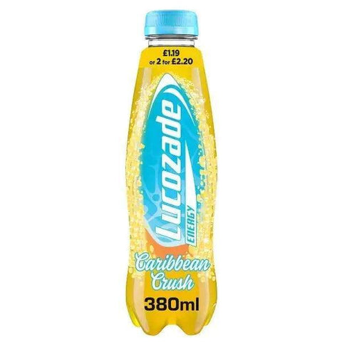 Lucozade Energy Caribbean Crush 380ml (Case of 12) - Honesty Sales U.K