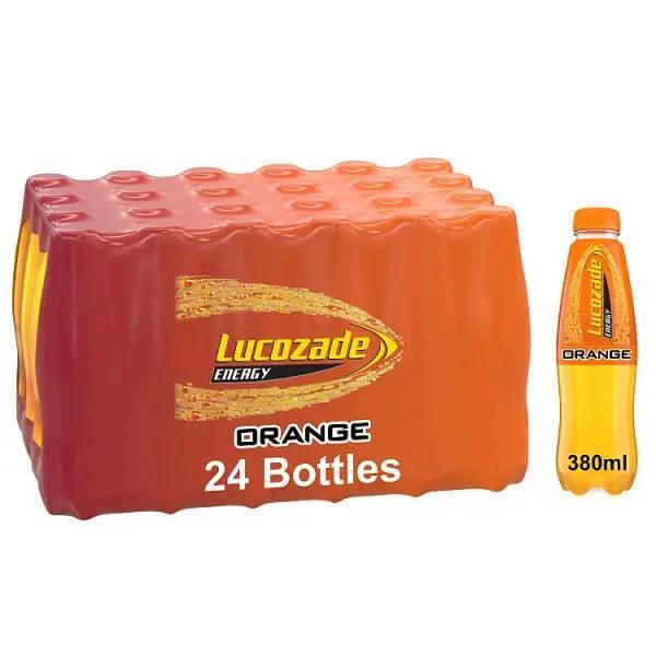 Lucozade Energy Orange 380ml (Case of 24) - Honesty Sales U.K