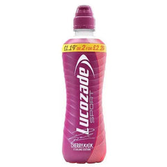 Lucozade Sport Cherry Kick PMP 500ml (Case of 12) - Honesty Sales U.K