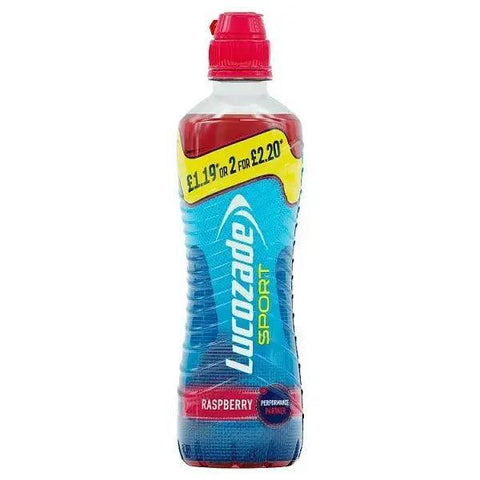 Lucozade Sport Raspberry PMP 500ml (Case of 12) - Honesty Sales U.K