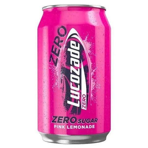 Lucozade Zero Pink Lemonade 330ml (Case of 24) - Honesty Sales U.K