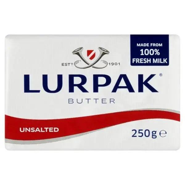 Lurpak Butter Unsalted 250g (Case of 10) - Honesty Sales U.K