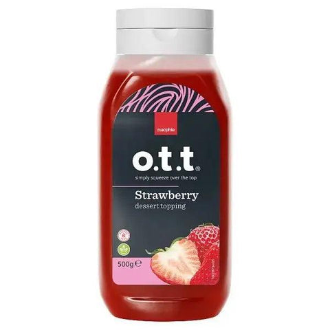 Macphie o.t.t ® Strawberry dessert topping 500g - Honesty Sales U.K