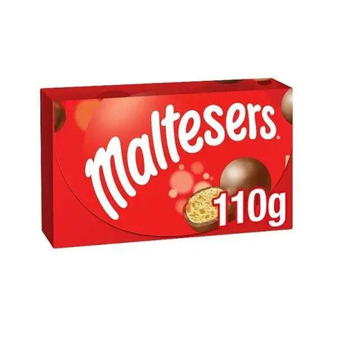 Maltesers Chocolate Box 110g Milk chocolate - Honesty Sales U.K