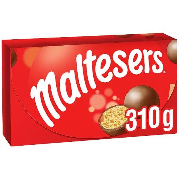 Maltesers Milk Chocolate & Honeycomb Gift Box of Chocolates Fairtrade 310g (Case of 7) - Honesty Sales U.K