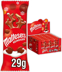 Maltesers Reindeer Milk Chocolate 29g (Case of 32) - Honesty Sales U.K