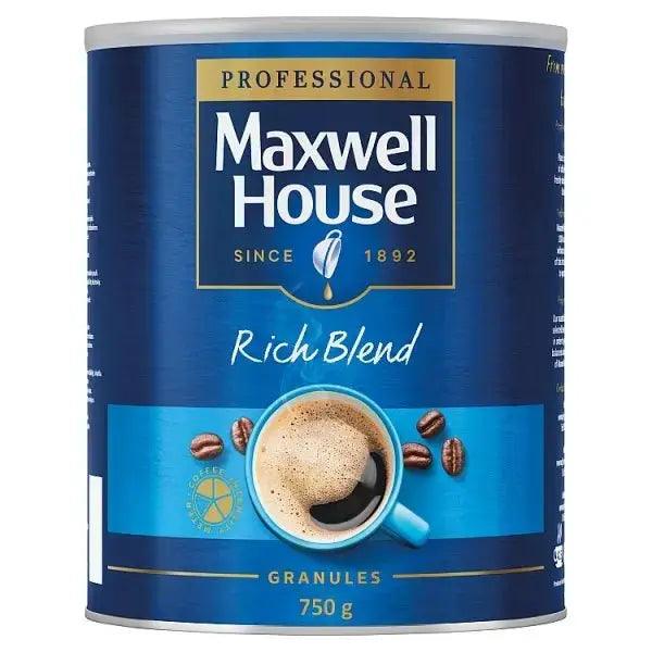 Maxwell House Rich Instant Coffee Tin 750g - Honesty Sales U.K