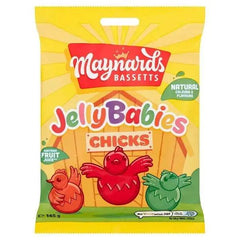 Maynards Bassetts Jelly Babies Chicks Bag 165g (Case of 12) - Honesty Sales U.K
