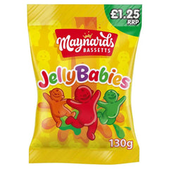 Maynards Bassetts Jelly Babies Sweets Bag 130g (Case of 12) - Honesty Sales U.K