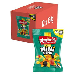 Maynards Bassetts Mini Gems Sweets Bag (Case of 12) - Honesty Sales U.K