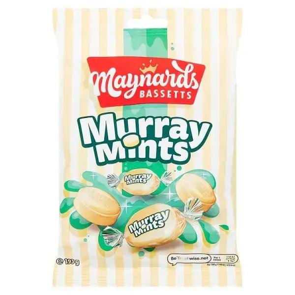 Maynards Bassetts Murray Mints Sweets Bag 193g (Case of 12) - Honesty Sales U.K