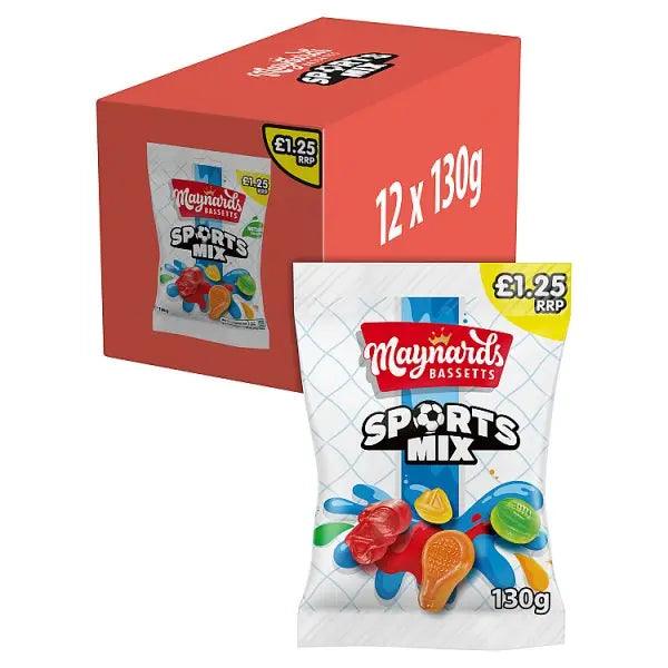 Maynards Bassetts Sports Mix Sweets Bag (Case of 12) - Honesty Sales U.K