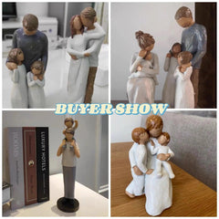 Modern Resin Character Miniature Figurines Home Decoration Accessories Love Gift Desk Decoration Memorial Gift Easter Decoration - Honesty Sales U.K