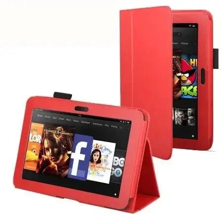 MOFRED Red Case for 6" Kindle Tablet, with screen protector & stylus, New - Honesty Sales U.K