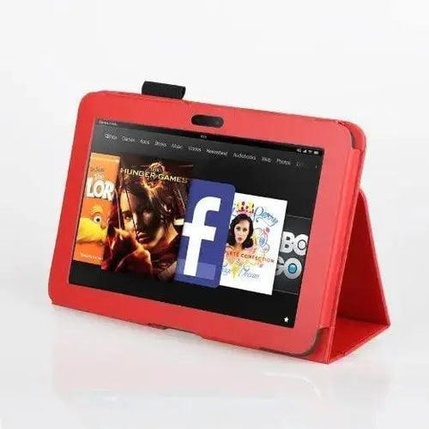 MOFRED Red Case for 6" Kindle Tablet, with screen protector & stylus, New - Honesty Sales U.K