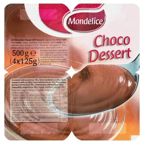 Mondelice Choco Dessert 4 x 125g (500g) - Honesty Sales U.K