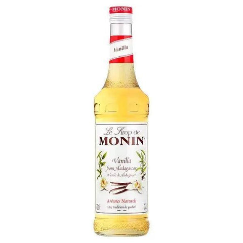 Monin Vanilla 70clIngredients and AllergensSugar - Honesty Sales U.K