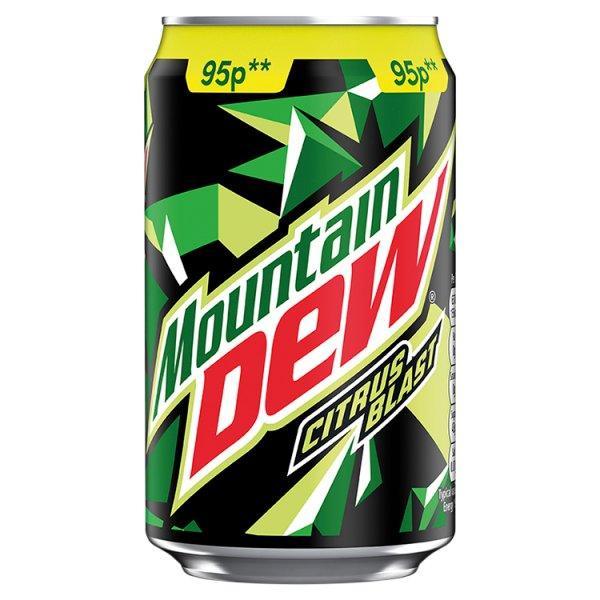 Mountain Dew Citrus Blast 330ml (Case of 24) - Honesty Sales U.K