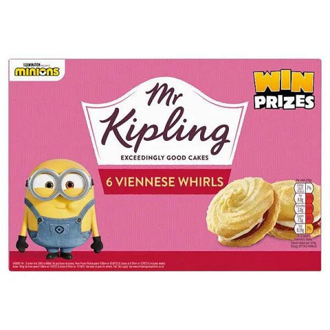 Mr Kipling 6 Viennese Whirls - Honesty Sales U.K