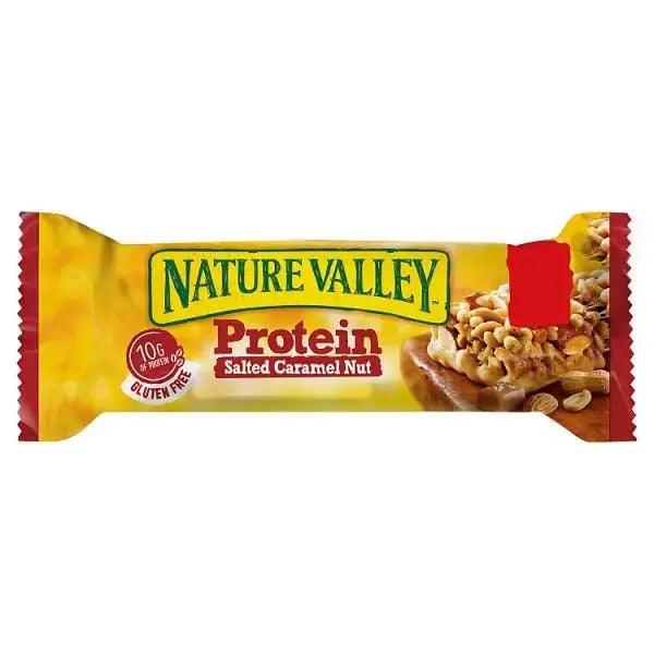 Nature Valley Protein Salted Caramel Nut Cereal Bar 40g (Case of 12) - Honesty Sales U.K
