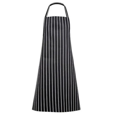 Navy/White Butcher Stripe Bib Apron Honesty Sales U.K