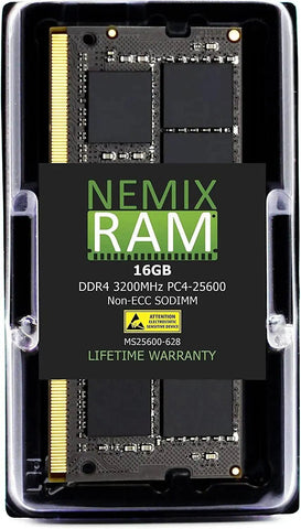 NEMIX RAM 16GB DDR-4 PC4-25600 for PCs – NEW - Honesty Sales U.K