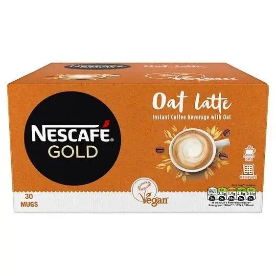 Nescafe Gold Non-Dairy Oat Latte Instant Coffee 16g x 30 Sachets - Honesty Sales U.K