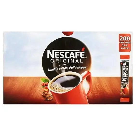 NESCAFE Original Instant Coffee, 200 Sachets x 1.8g - Honesty Sales U.K