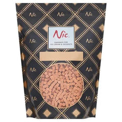 Nic Luxury Toppings Caramel Mini Fudge Cubes 1kg - Honesty Sales U.K