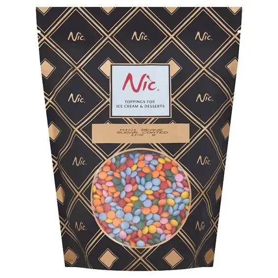 Nic Luxury Toppings Mini Beans Choc Sugar Coated - Honesty Sales U.K