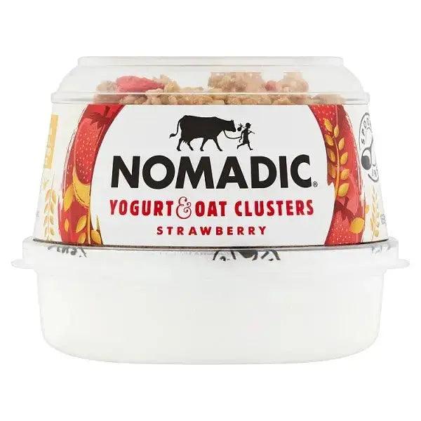 Nomadic Yogurt & Oat Clusters Strawberry 169g - Honesty Sales U.K
