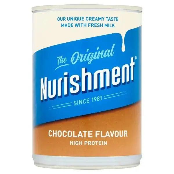 Nurishment The Original Chocolate Flavour 400g (Case of 12) - Honesty Sales U.K