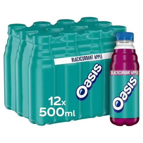 Oasis Blackcurrant Apple 500ml (Case of 12) - Honesty Sales U.K