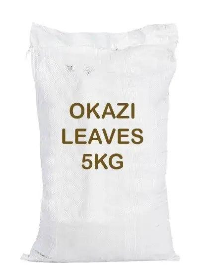 Okazi Leaves Nigerian Case Size 5kg x 1 - Honesty Sales U.K