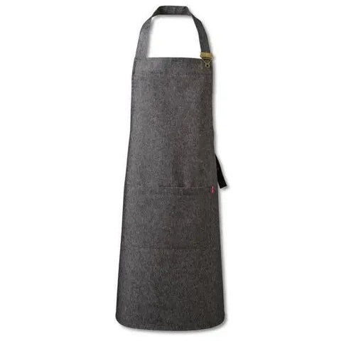 Oliver Harvey Denim Bib Apron Black, Grey, Indigo - Honesty Sales U.K