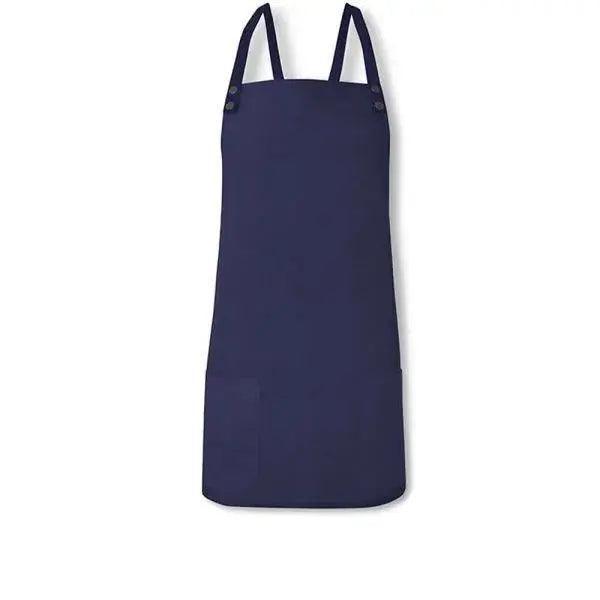 Oliver Harvey Front of House Apron Navy, Navy-White, Grey - Honesty Sales U.K