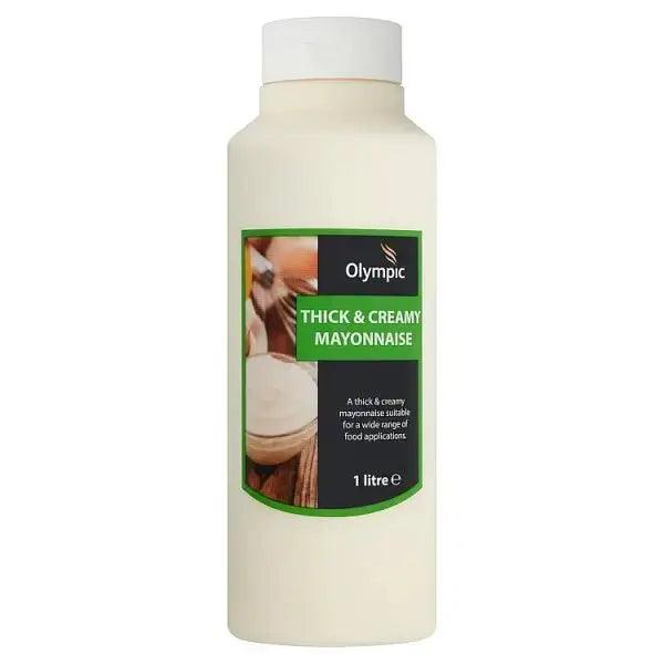 Olympic Thick and Creamy Mayonnaise 1 Litre - Honesty Sales U.K