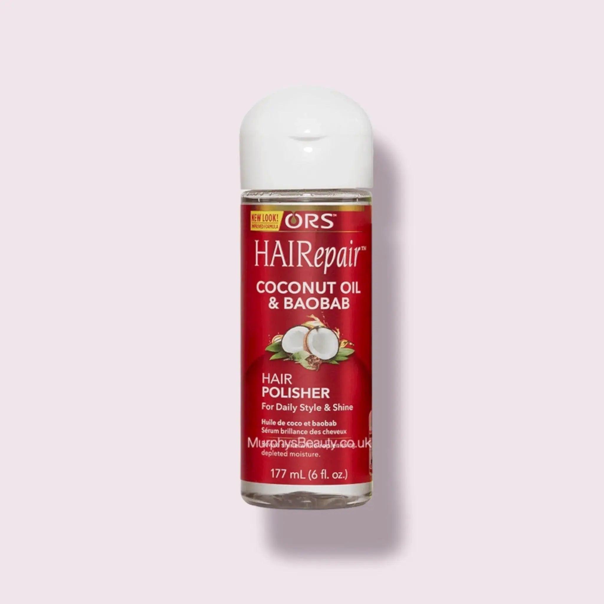 ORS Coconut Oil & Baobab Hair Polisher (6oz) - Honesty Sales U.K