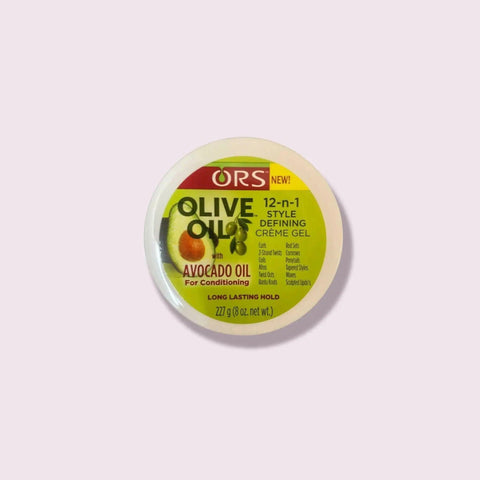 ORS Olive Oil 12-n-1 Style Defining Creme Gel 227 g 8oz - Honesty Sales U.K