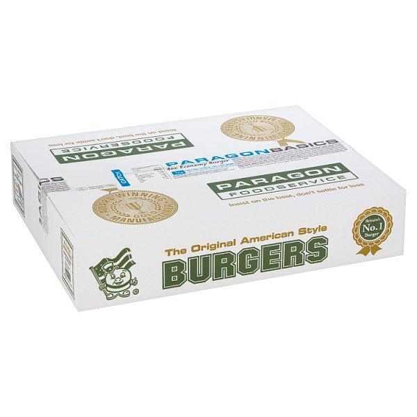Paragon Basics 4oz Economy Halal Burger 48 x 113g - Honesty Sales U.K