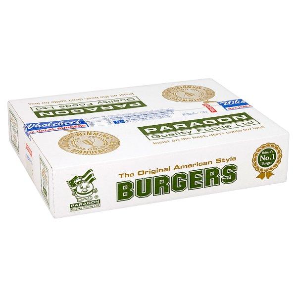 Paragon Quality Foods Ltd Wholebeef Halal Burgers 48 x 113g (5.42kg) - Honesty Sales U.K
